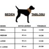 köpek fuları atkısı beden tablosu