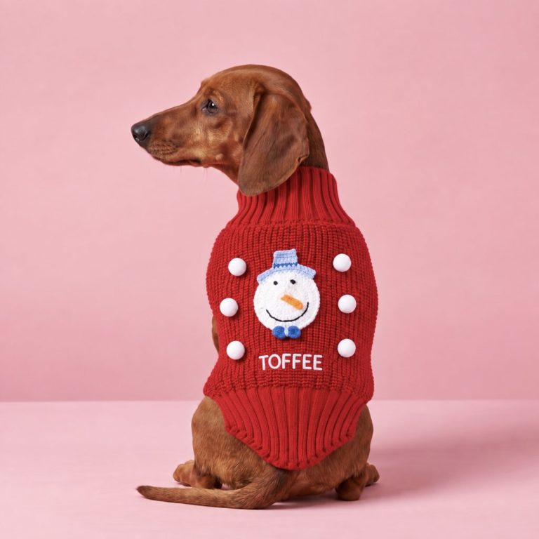 isimli köpek kazağı yeni yıl
