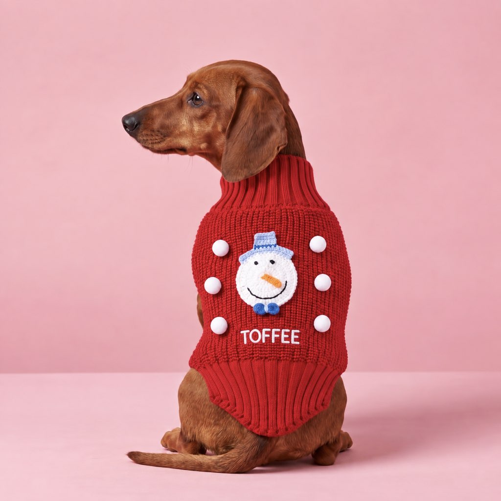 isimli köpek kazağı yeni yıl